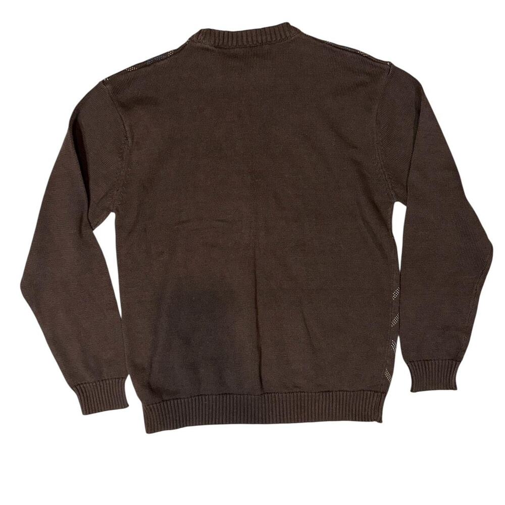 Brown adolfo‎ sweater size l - Picture 2 of 6